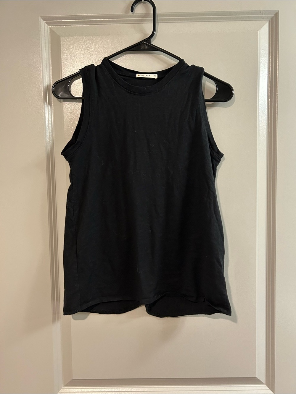 Marine Layer Black Sleeveless Crew Tank